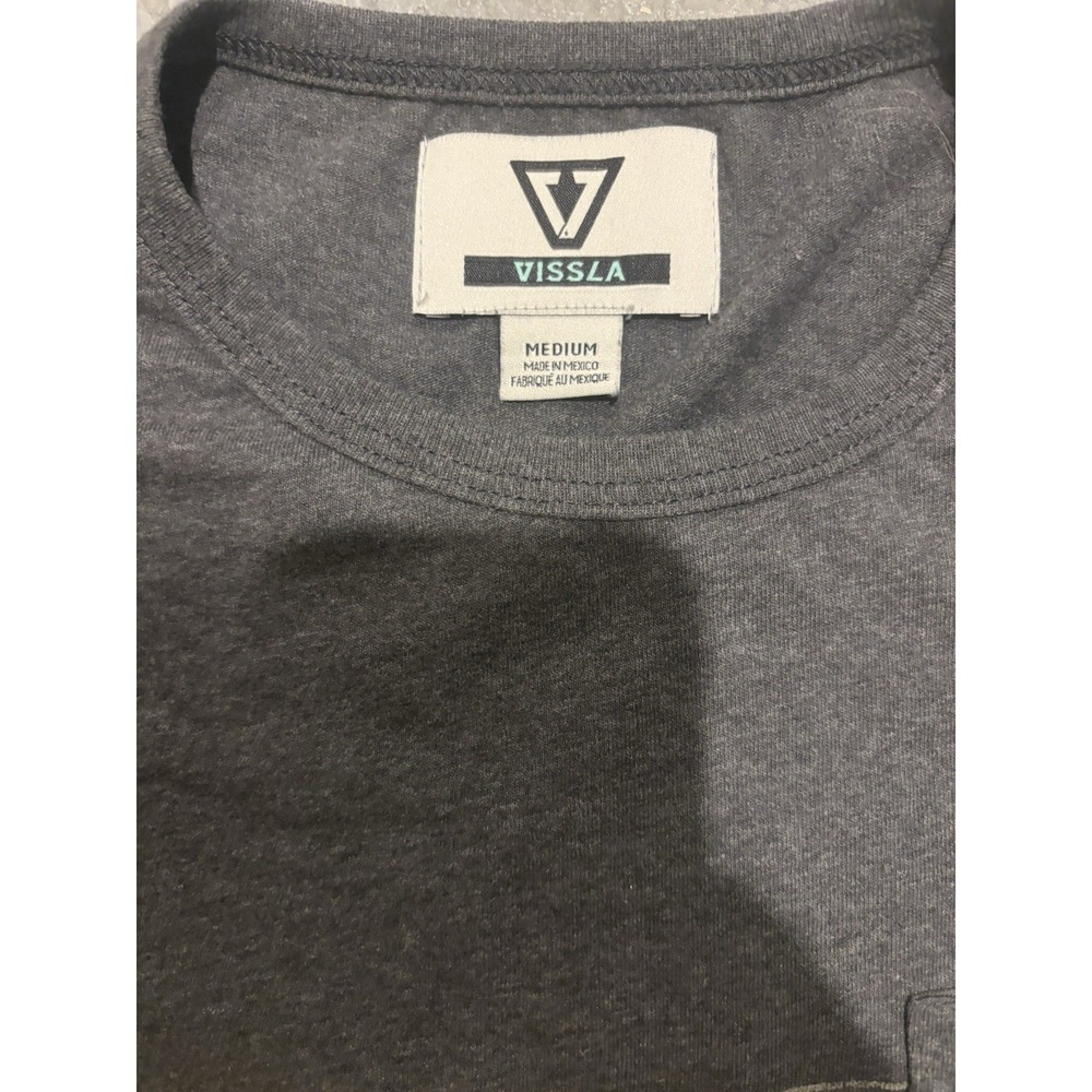 Vissla Pocket T-Shirt Mens Medium Surf Tee Sustainable Eco Billabong‎ O'Neill - Picture 3 of 8